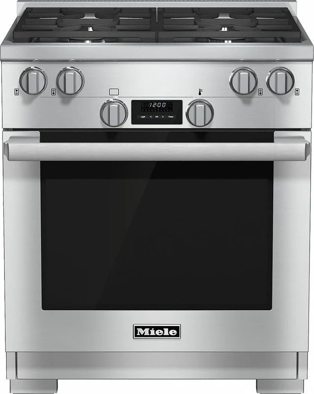 Miele - 4.6 cu. ft Gas Range in Stainless - HR 1124 G Stainless