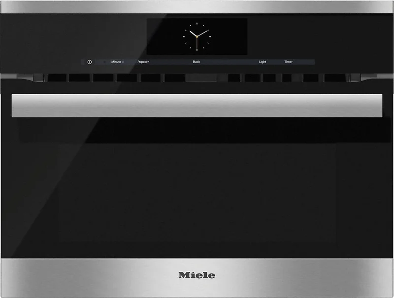 Miele - 43 L Speed Oven in White - H 6800 BM Stainless