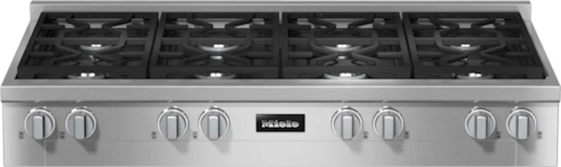 Miele - 48 Inch Gas Cooktop in Stainless - KMR 1354-3 G Stainless