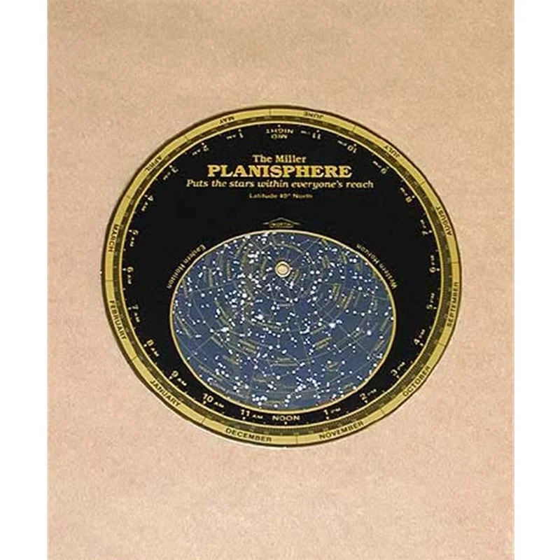 Miller 5.5" 40 Degree Mini-Planisphere for 35-45 degrees North