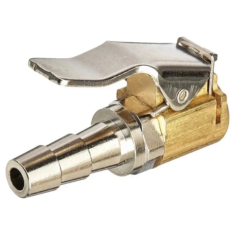 Milton 1/4" Euro-Style Barb Clip-On Air Chuck - 697