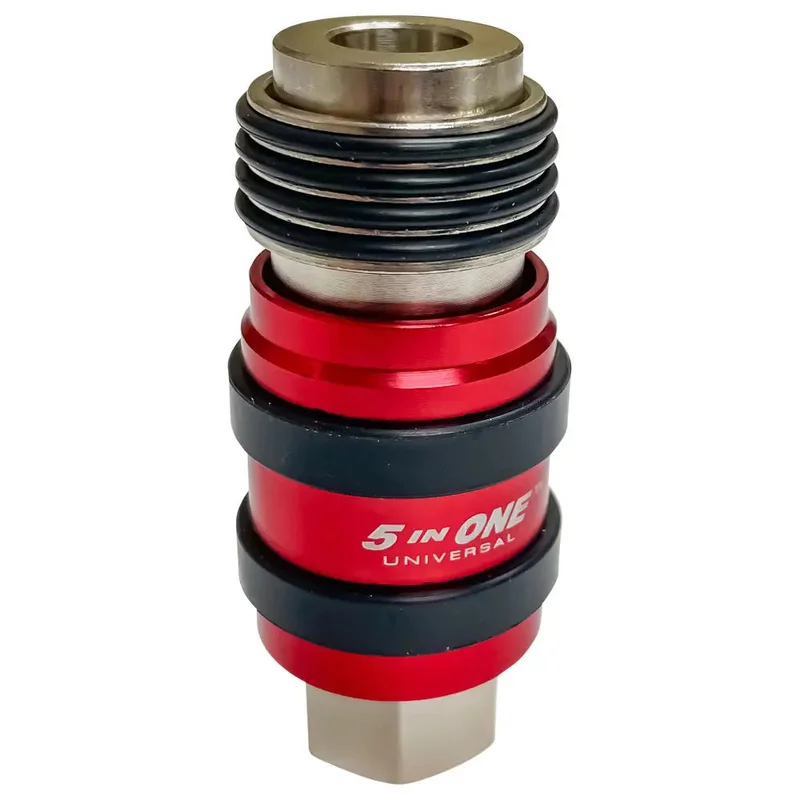 Milton 1/4" FNPT 5-in-1 Safety Exhaust Coupler - 1750 (Ea)