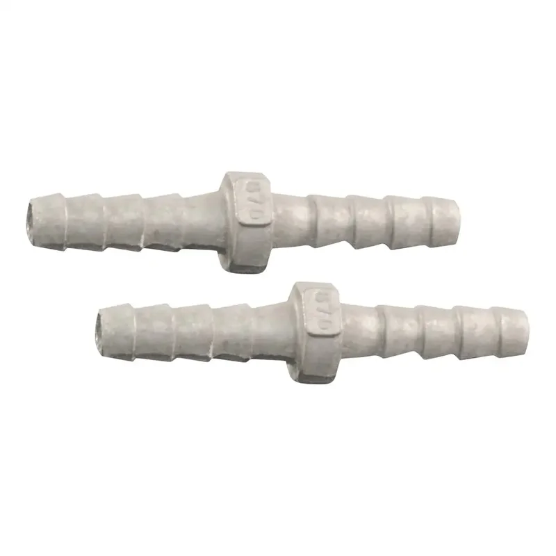 Milton 1/4" ID Zamack Alloy Hose Mender (Pair)