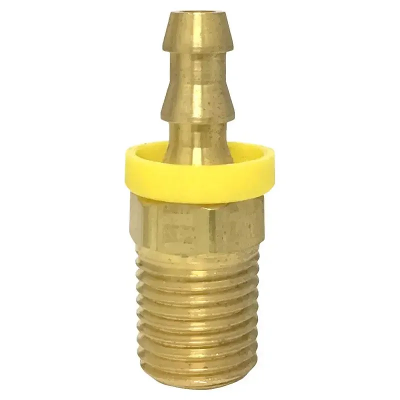 Milton 1/4" MNPT 1/4" Push On and Lock Fitting - 1700