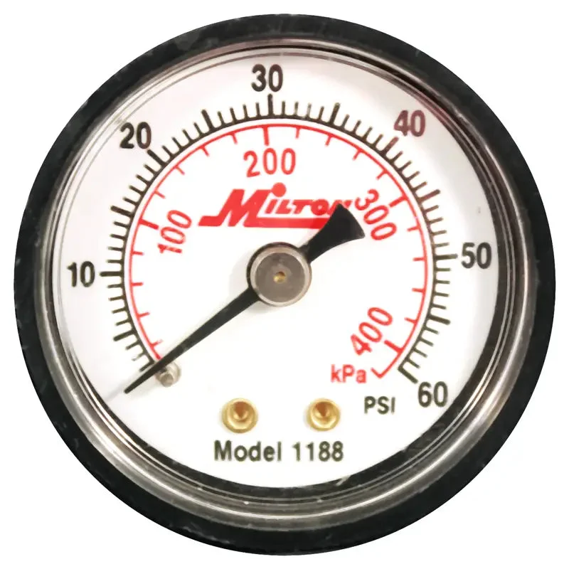 Milton 1/8" NPT Mini Pressure Gauge