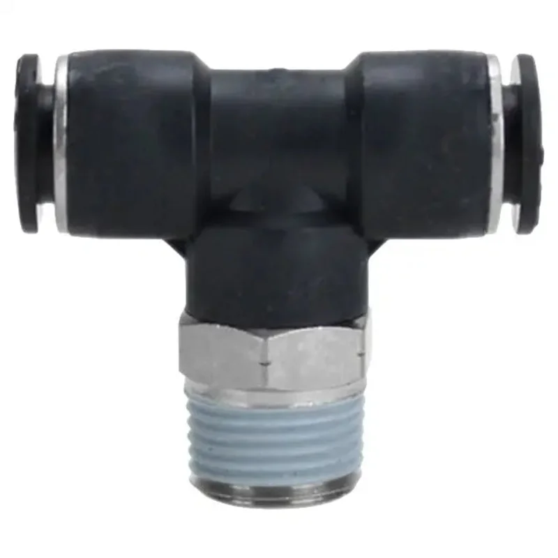 Milton 3/8" Male NPT Push to Connect Swivel Branch Tee (Ea)