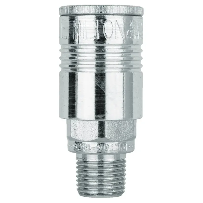 Milton 3/8" MNPT P-Style Coupler (Ea.) - M-1806