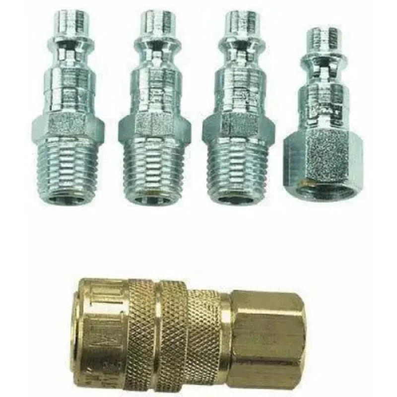 Milton 5 Piece 1/4 in NPT M-Style Coupler Kit