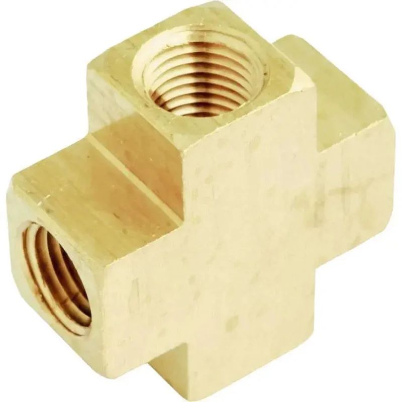 Milton Solid Brass Female Cross (Ea)