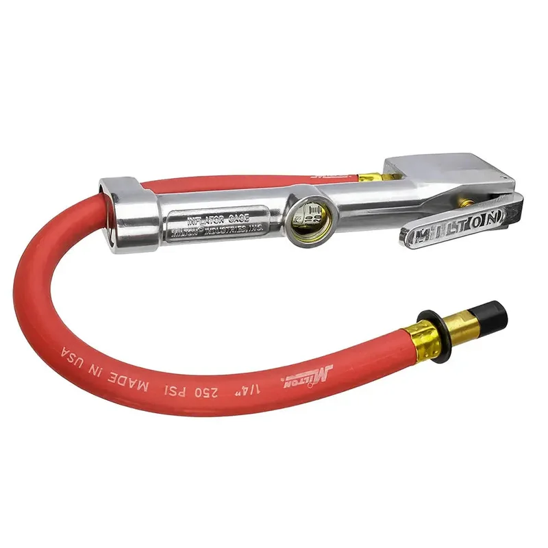 Milton Straight Head Air Chuck Inflator Gauge