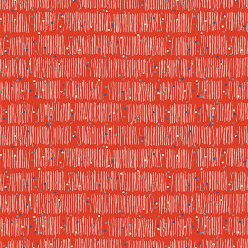 Minimo by Amy Sinibaldi: Books Galore-Ruby (1/4 Yard)