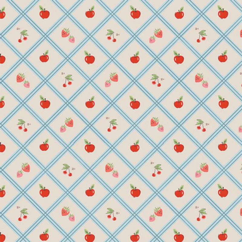 Minimo by Amy Sinibaldi: Cherry Tiles (1/4 Yard)
