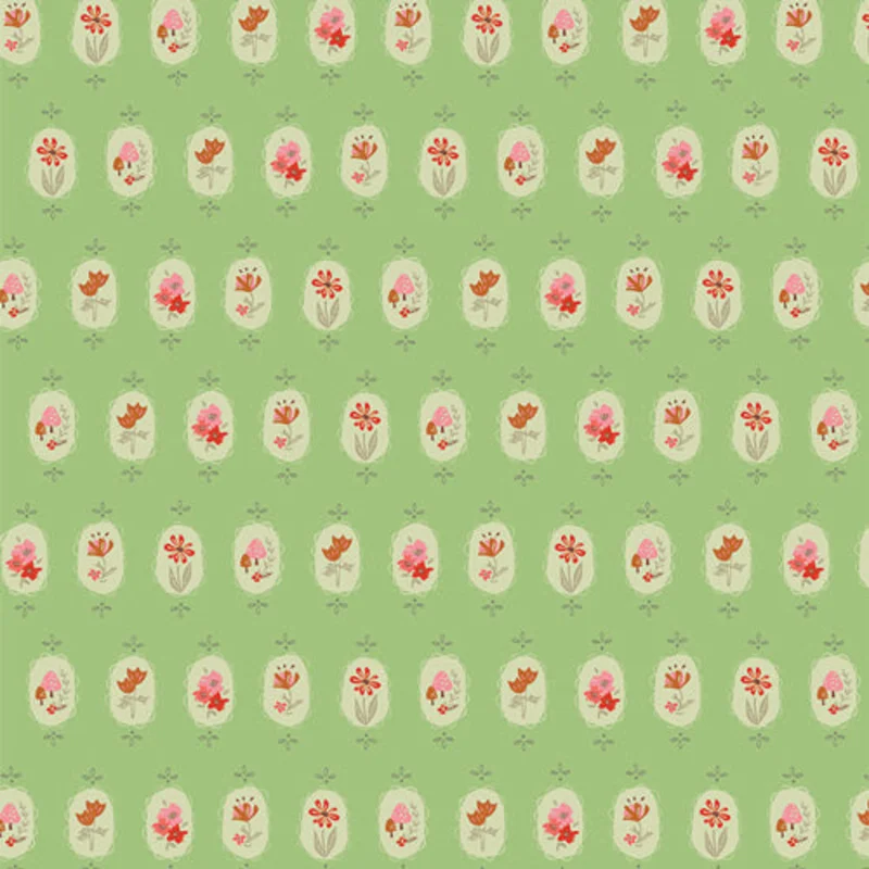 Minimo by Amy Sinibaldi: Prairie Dot-Pistachio (1/4 Yard)