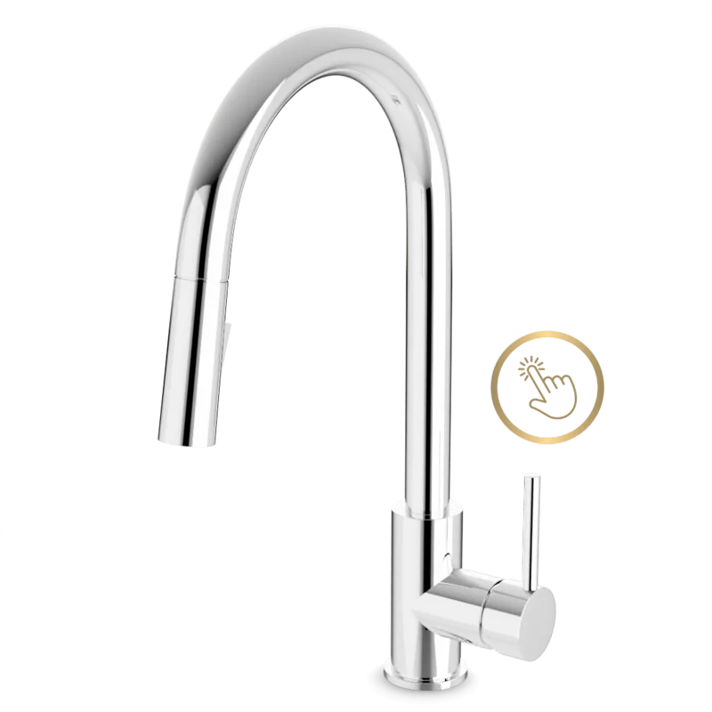 Modern Touch Activated Kitchen Faucet with Pulldown Spray