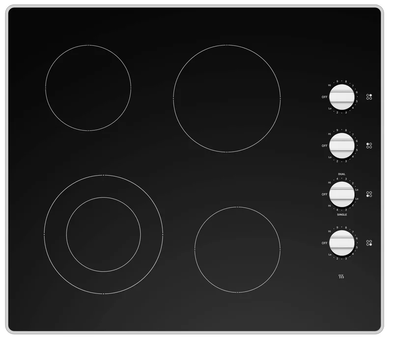Moffat - 24 Inch Electric Cooktop in Black - MCP2024DXBB Black