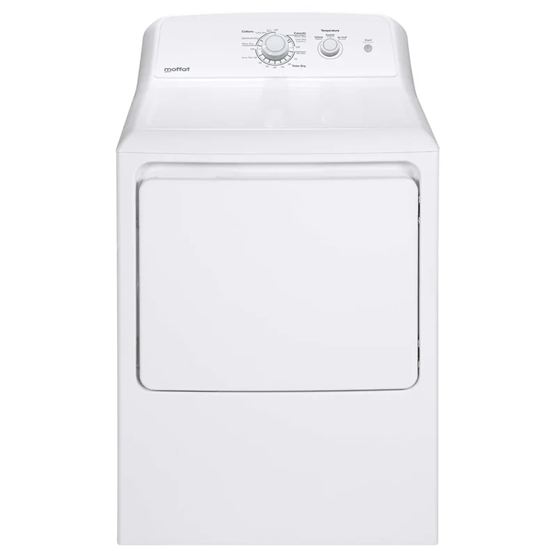 Moffat - 6.2 cu. ft Electric Dryer in White - MTX22EBMRWW White