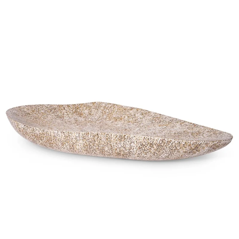 Monaco Bowl, Sand, Long, 30"W