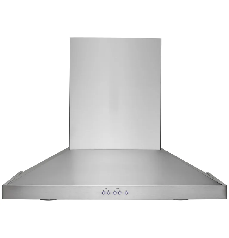 Monogram - 30 Inch 502 CFM Wall Mount and Chimney Range Vent in Stainless - ZV830SMSS Stainless
