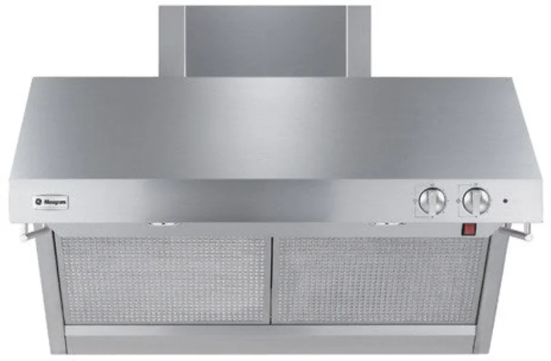 Monogram - 36 Inch 640 CFM Wall Mount and Chimney Range Vent in Stainless - ZV36RSFSS Stainless