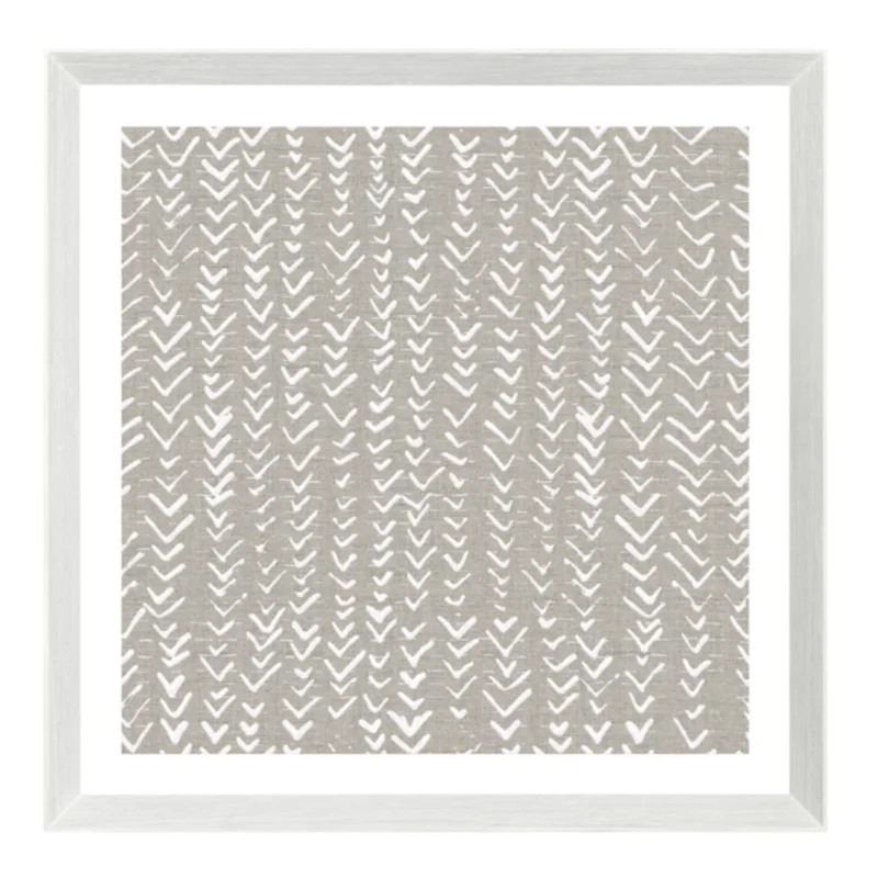 Motif IX - Naturel, 17.5" 17.5"