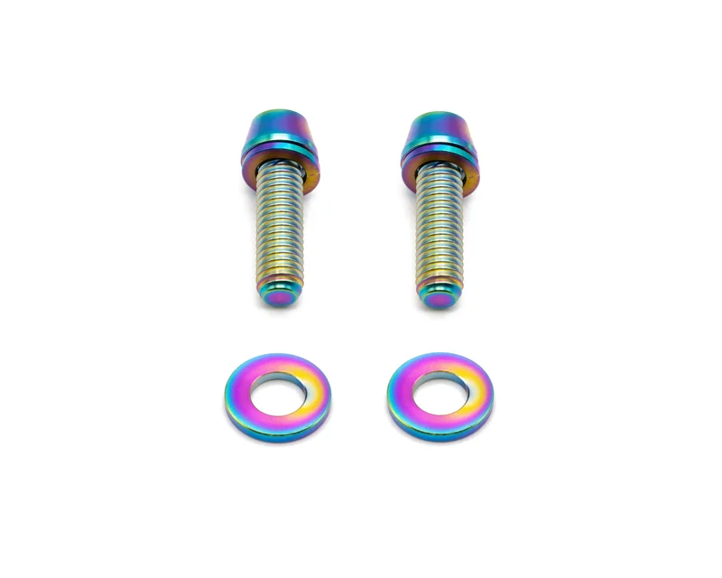 Mountain Bike Post Mount Disc Brake Adapter +3 Rainbow Oil Slick