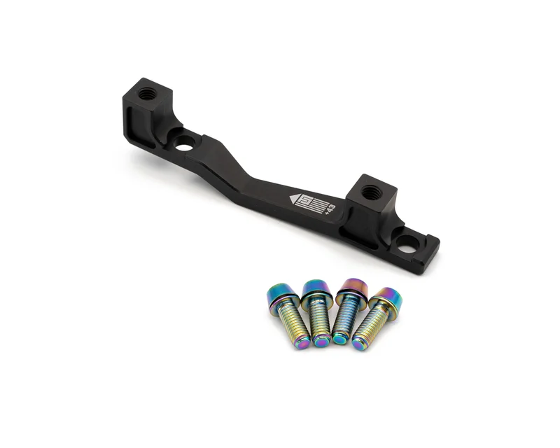 Mountain Bike Post Mount Disc Brake Adapter +43 Black