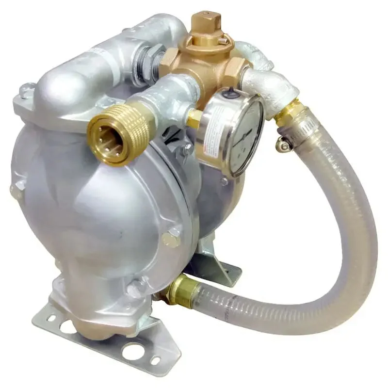 MTP 25A 1" Double Diaph. Pump for Liquid Chemicals, 25 GPM