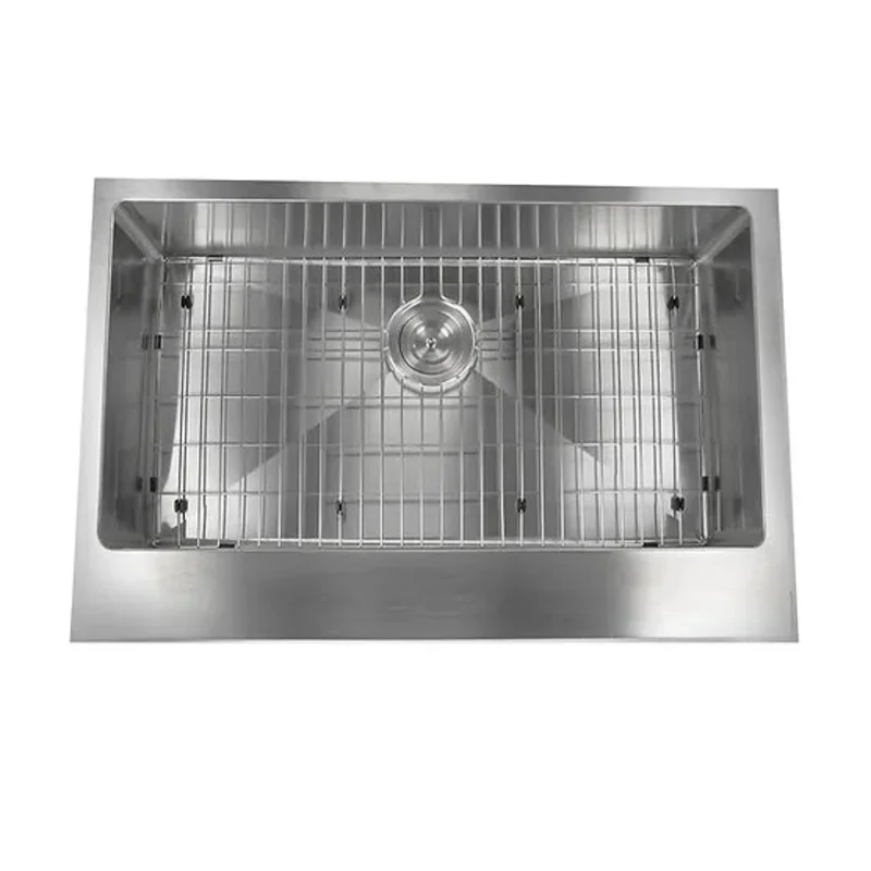 Nantucket Sink Pro Series EZApron33-5.5 , 33 Inch Patented Design Pro Series Single Bowl Undermount Stainless Steel Kitchen Sink