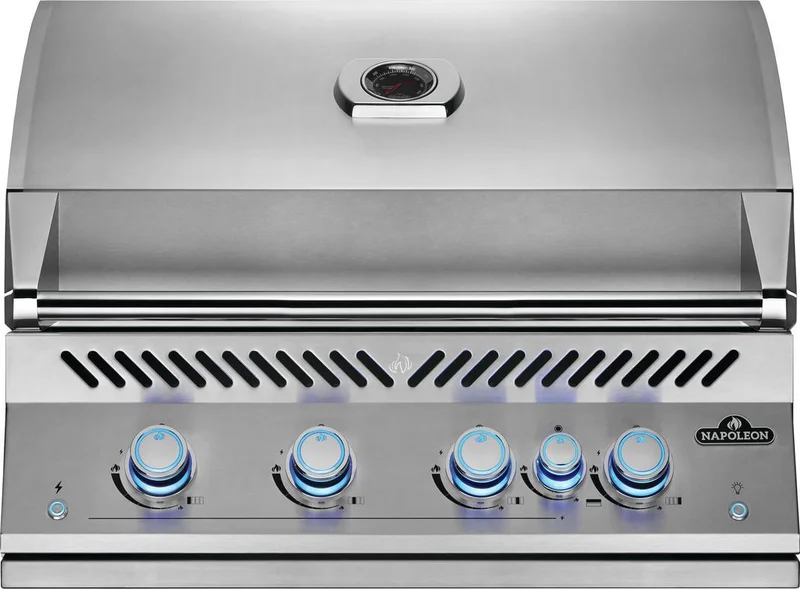 Napoloen - 4 Burner Gas BBQ in Stainless - BIG32RBNSS-1 Stainless