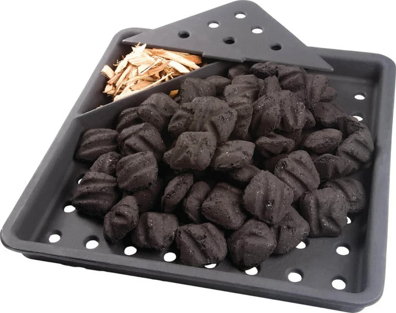 Napoloen - Cast Iron Charcoal and Smoker Tray in Black - 67732 Black