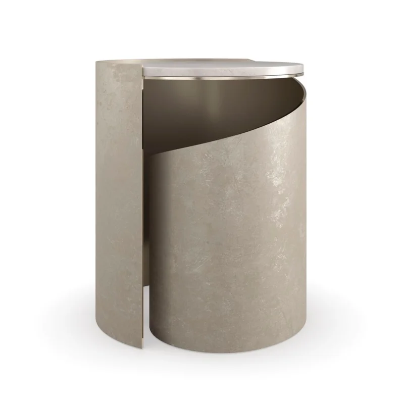 Nautilus End Table, 20" Dia x 23" H