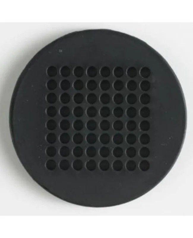 Needlepoint button 40mm-Black