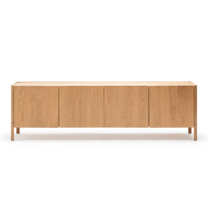 Nell Credenza, Light Oak, 86.6"W X 17.7"D x 25.6"H