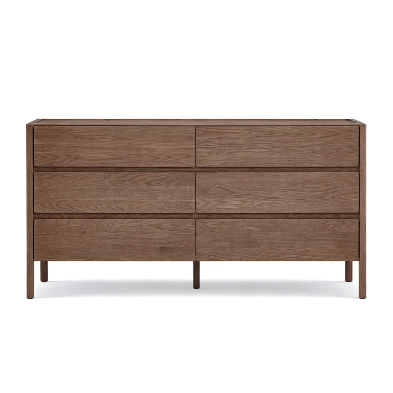 Nell Dresser, 6 Drawers, Latte, 63"W