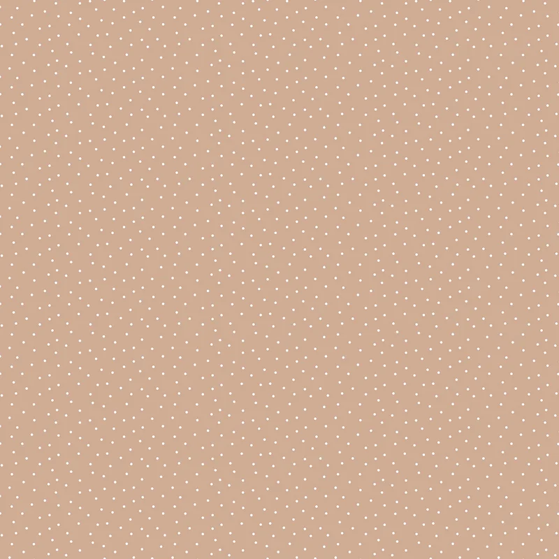NEST: Dots-Caramel (1/4 Yard)