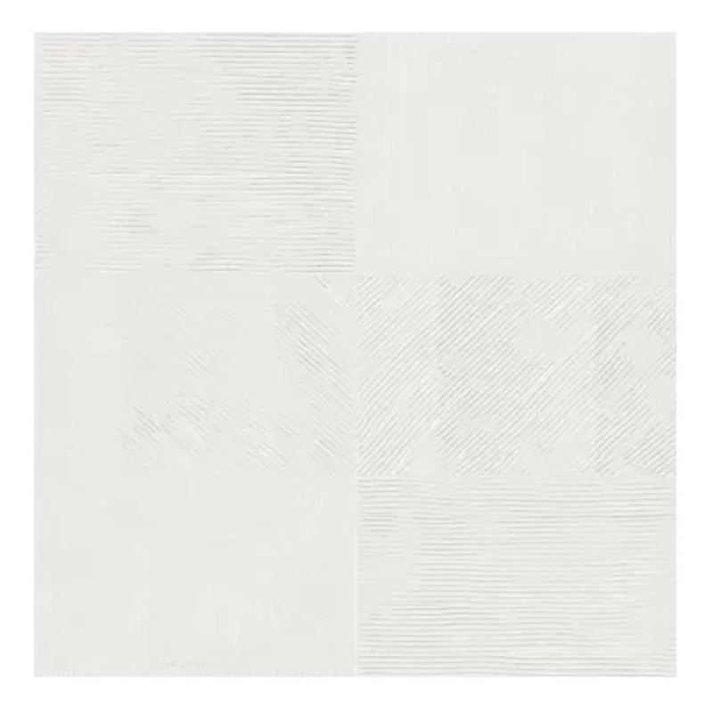 Neutral Strie Grid, 51.5"W x 51.5"H