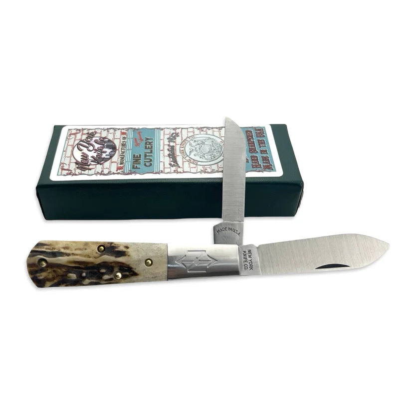New York Knife Co. Stag 2-Blade Barlow
