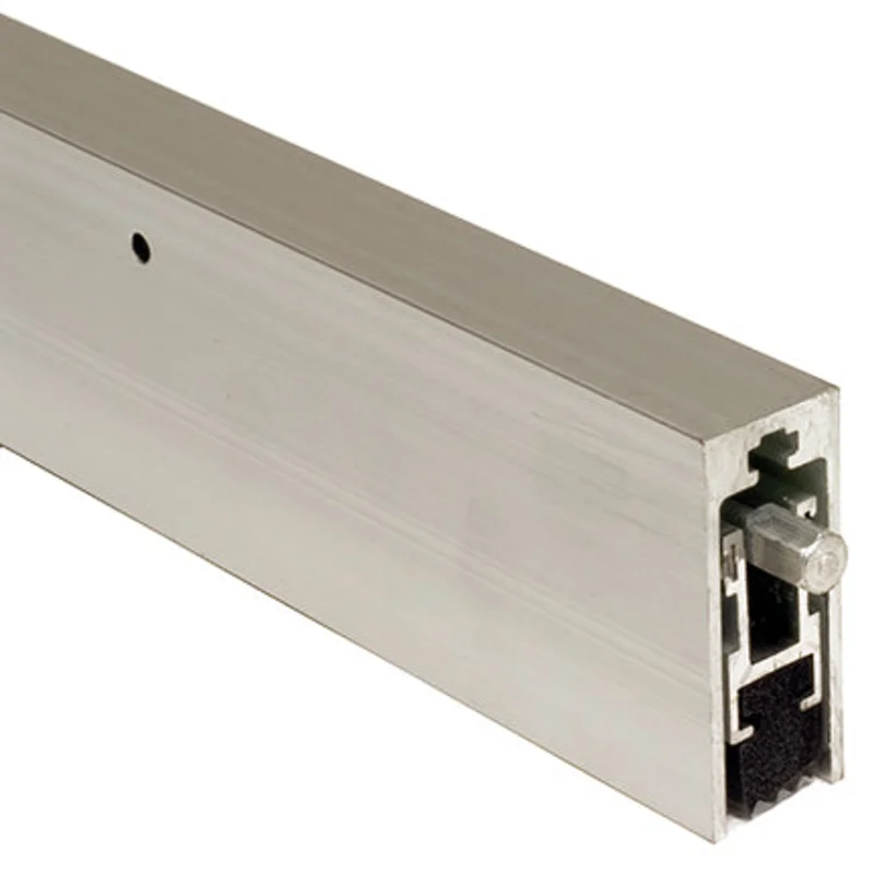 NGP Anodized Aluminum Heavy Duty Surface, Automatic Door Bottom with Neoprene Seal