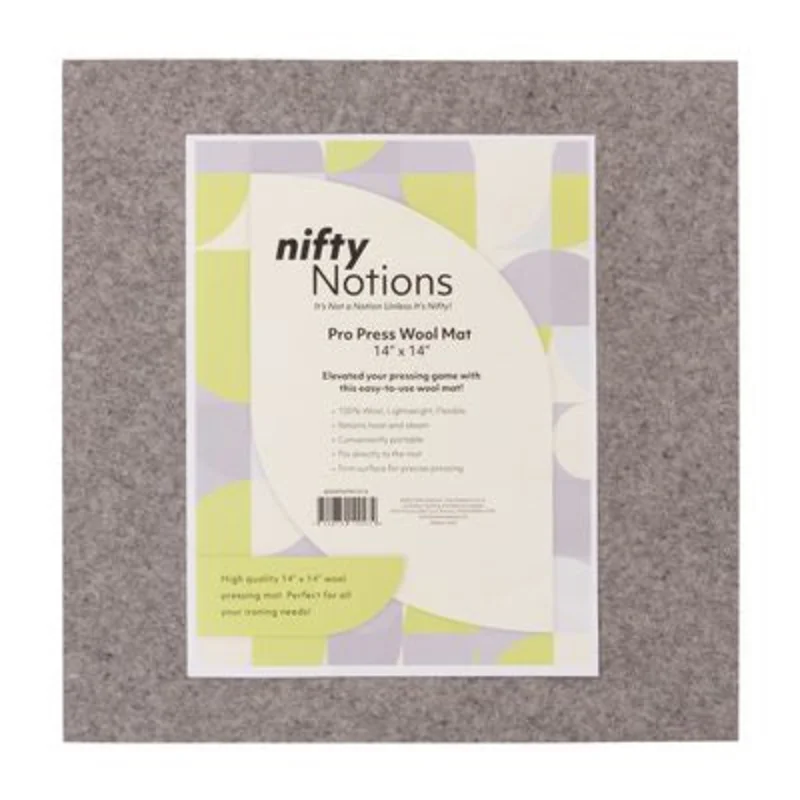 NIFTY NOTIONS: The Nifty Pro Press Pal Wool Mat- 14"x14"