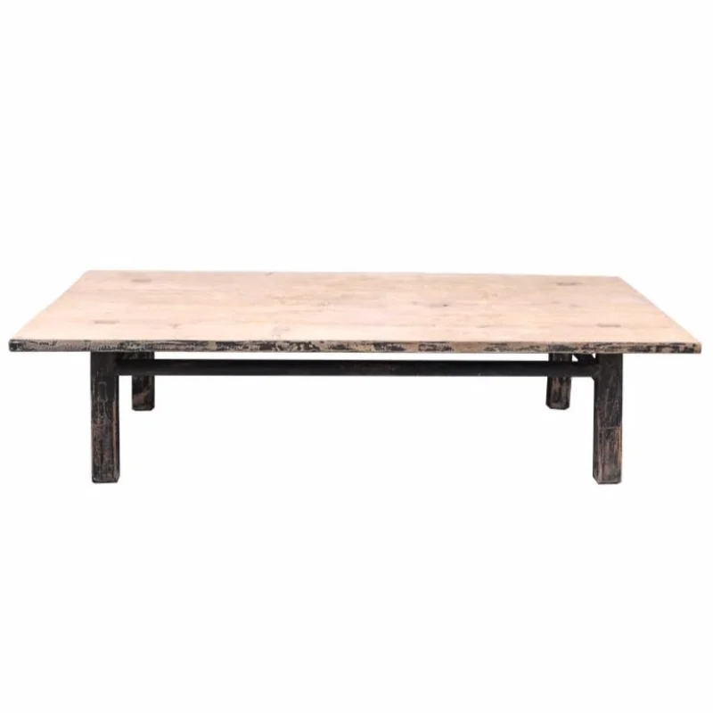 Noiri Antique Coffee Table, 66"L x 27"W x 17"H