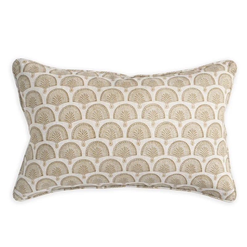 Nori Elm Linen Cushion, 14" x 22"