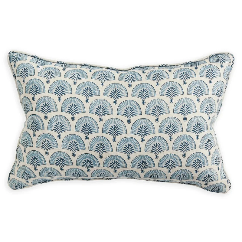 Nori Tahoe Linen Cushion, 14" x 22"