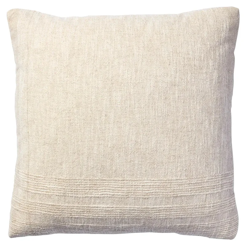 Novia Pillow - Sand, 24" x 24"