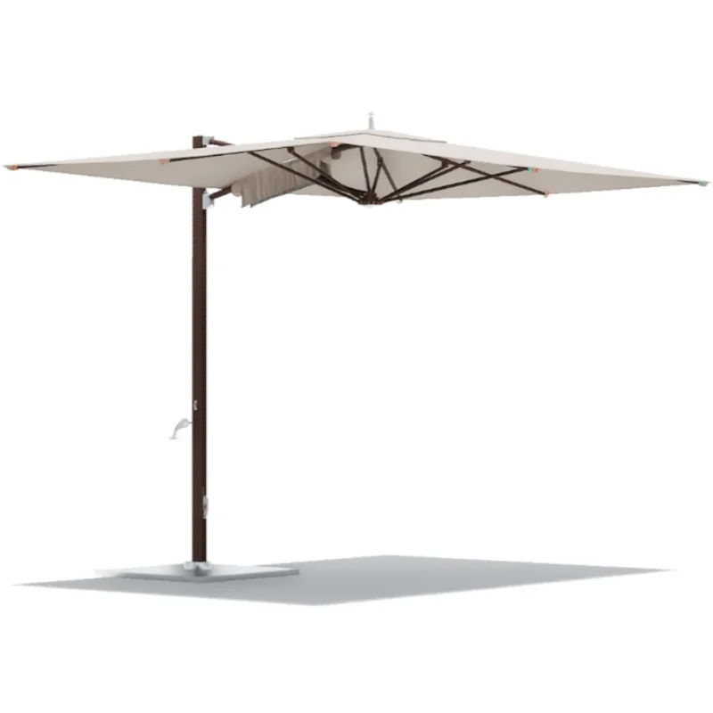 Ocean Master M1, Cantilever, 8 x 12ft Rectangle, Espresso/Scallop