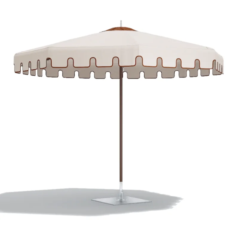Ocean Master M1, Classic Centre Post, 9ft Octagon, Espresso/Scallop/Madrona, Classic Roman Valance