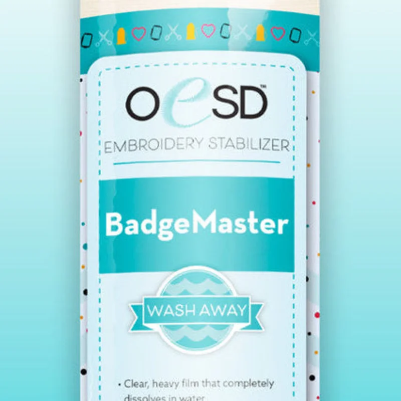 OESD: BadgeMaster WashAway 12"x8yds