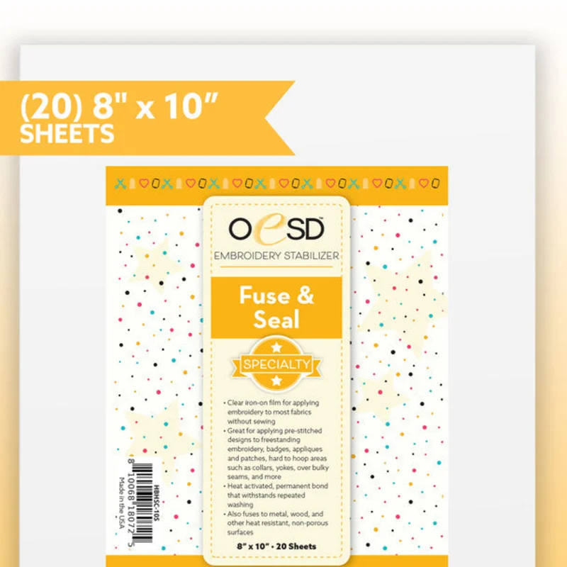 OESD: Fuse and Seal CutAway Sheets - (20) 8"x10"