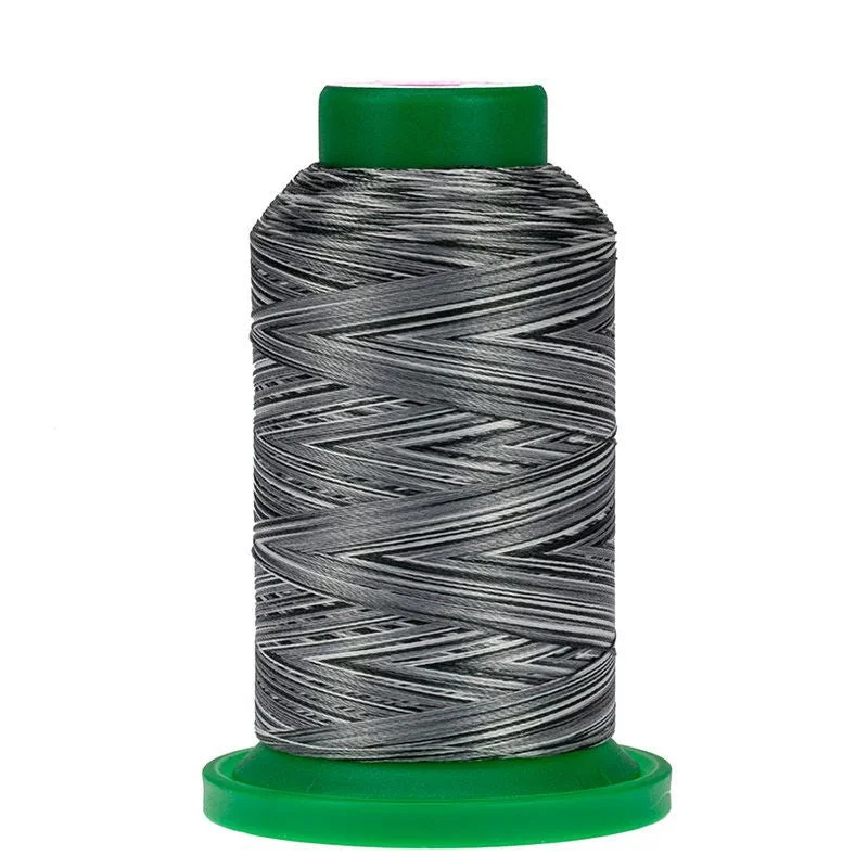 OESD: Isacord 1000m Polyester-Variegated Salt & Pepper 9005