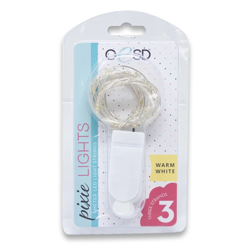 OESD: Pixie Lights Warm White 3 pk