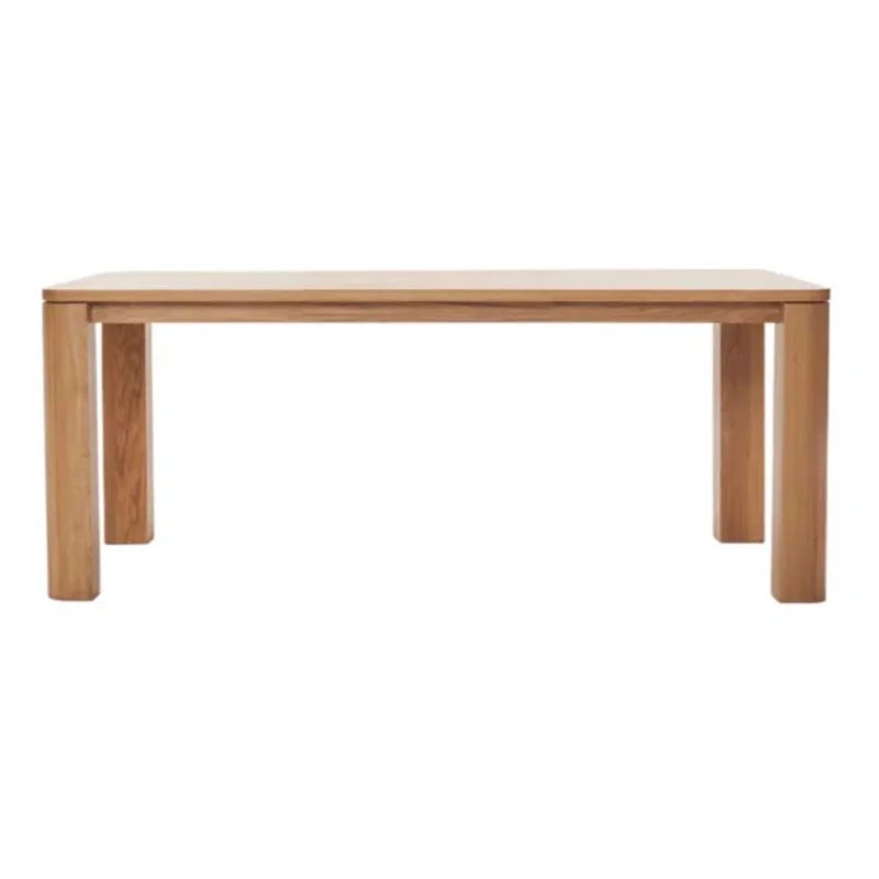 Oli Dining Table, Light Oak, 86.6"W x 39.4"D